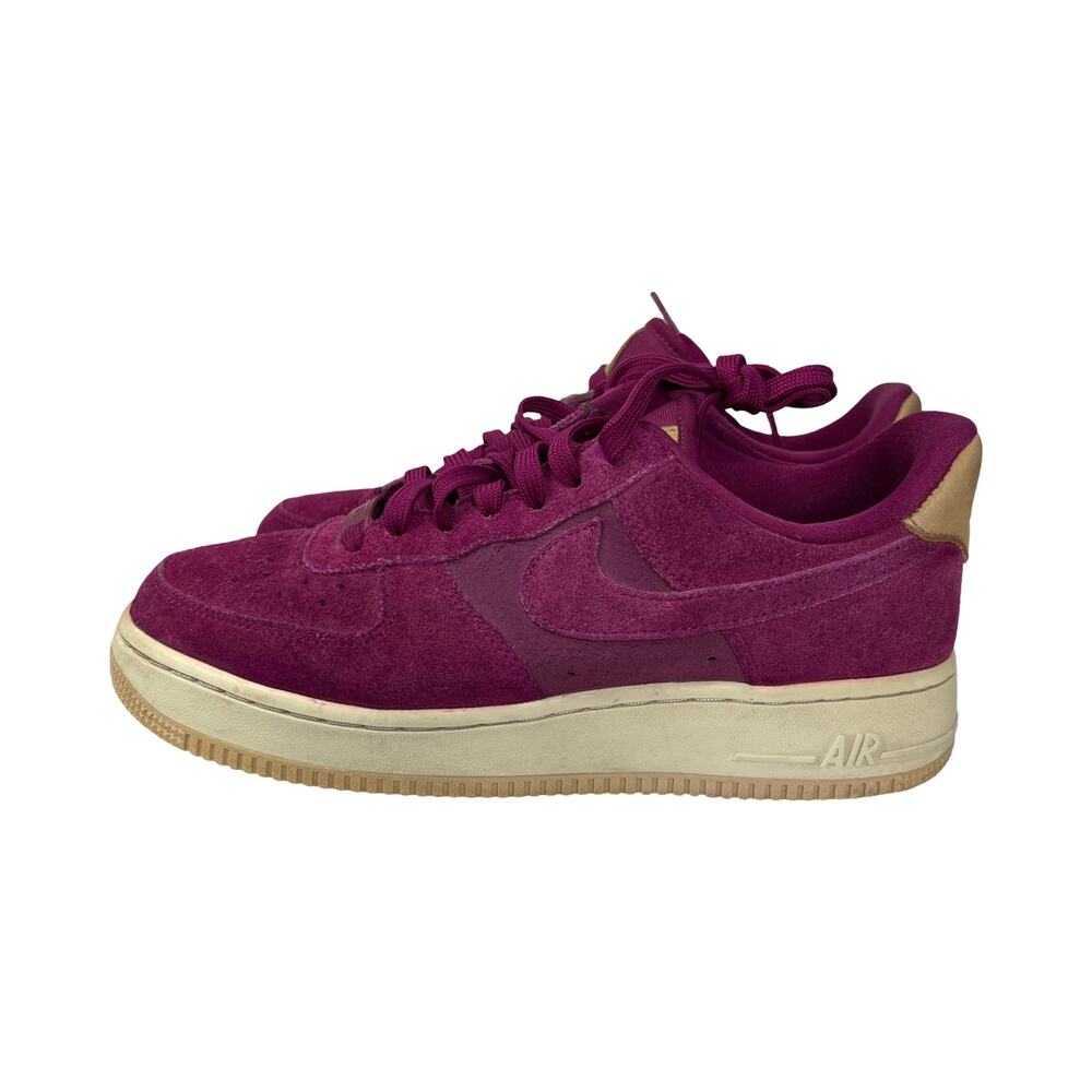Nike Air Force 1 ’07 Premium True Berry Suede Sneakers Women’s 8 Low Top